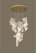 💎✨ Minimalist Modern Chandelier 💡🏡 | Sleek Artistic Lighting 🌟🎨