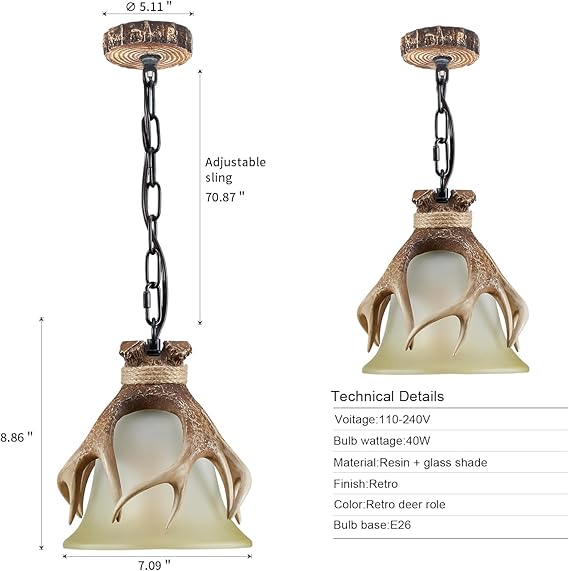 ✨💡 Farmhouse Pendant Light 🏡🌿 | Vintage Kitchen Glow 🤎✨