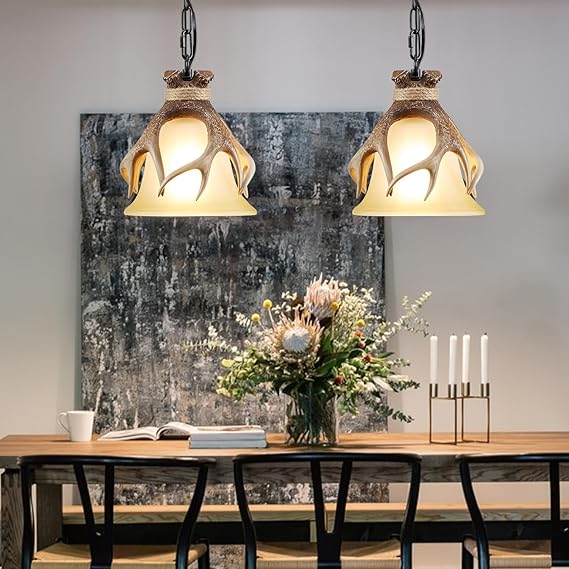 ✨💡 Farmhouse Pendant Light 🏡🌿 | Vintage Kitchen Glow 🤎✨
