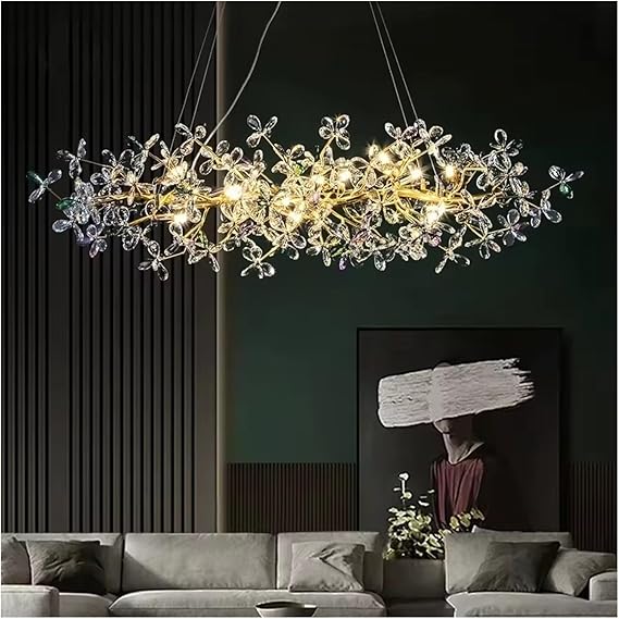 💎✨ Sparkling Crystal Chandelier 💡🏡 | Elegant Ceiling Glow 🌟💖
