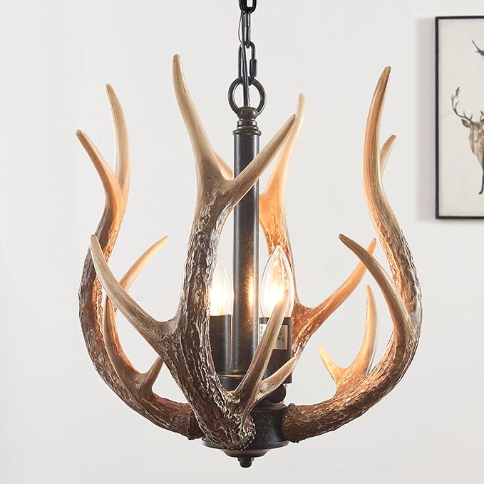 ✨🏡 Farmhouse Candle Chandelier 🕯️🌿 | Vintage Ceiling Charm 💛🌟