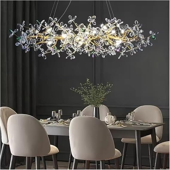 💎✨ Sparkling Crystal Chandelier 💡🏡 | Elegant Ceiling Glow 🌟💖