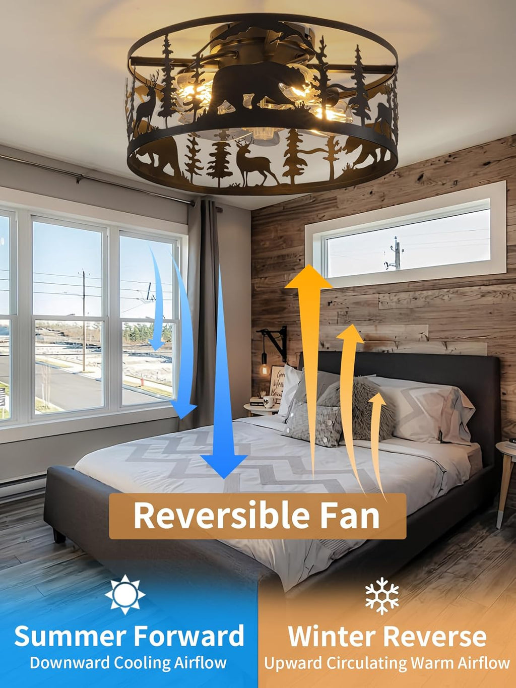 ✨🏡 Rustic Farmhouse Chandelier 🕯️💛 | Cozy Ceiling Glow 🌟🪵