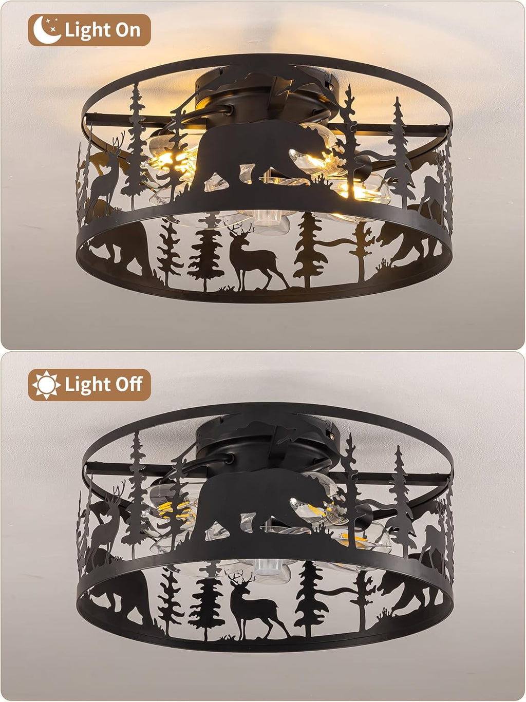 ✨🏡 Rustic Farmhouse Chandelier 🕯️💛 | Cozy Ceiling Glow 🌟🪵